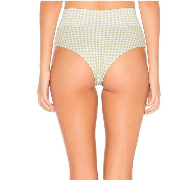 Montce Swim High Rise Bottom Gingham - Picture 5 of 7